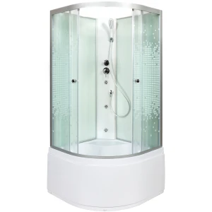 Душевая кабина Deto L 910 N 100х100 без крыши с гидромассажем